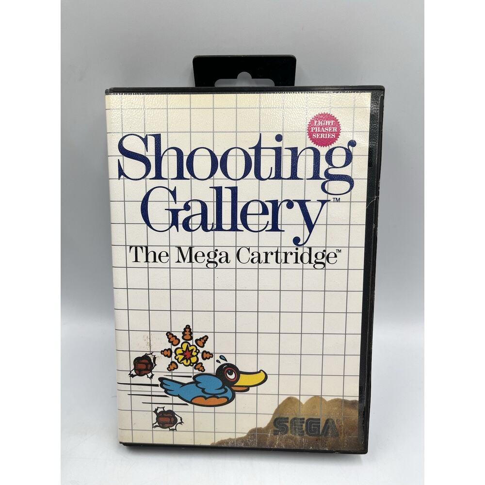 Shooting Gallery (1987) Sega Master System CIB Complete